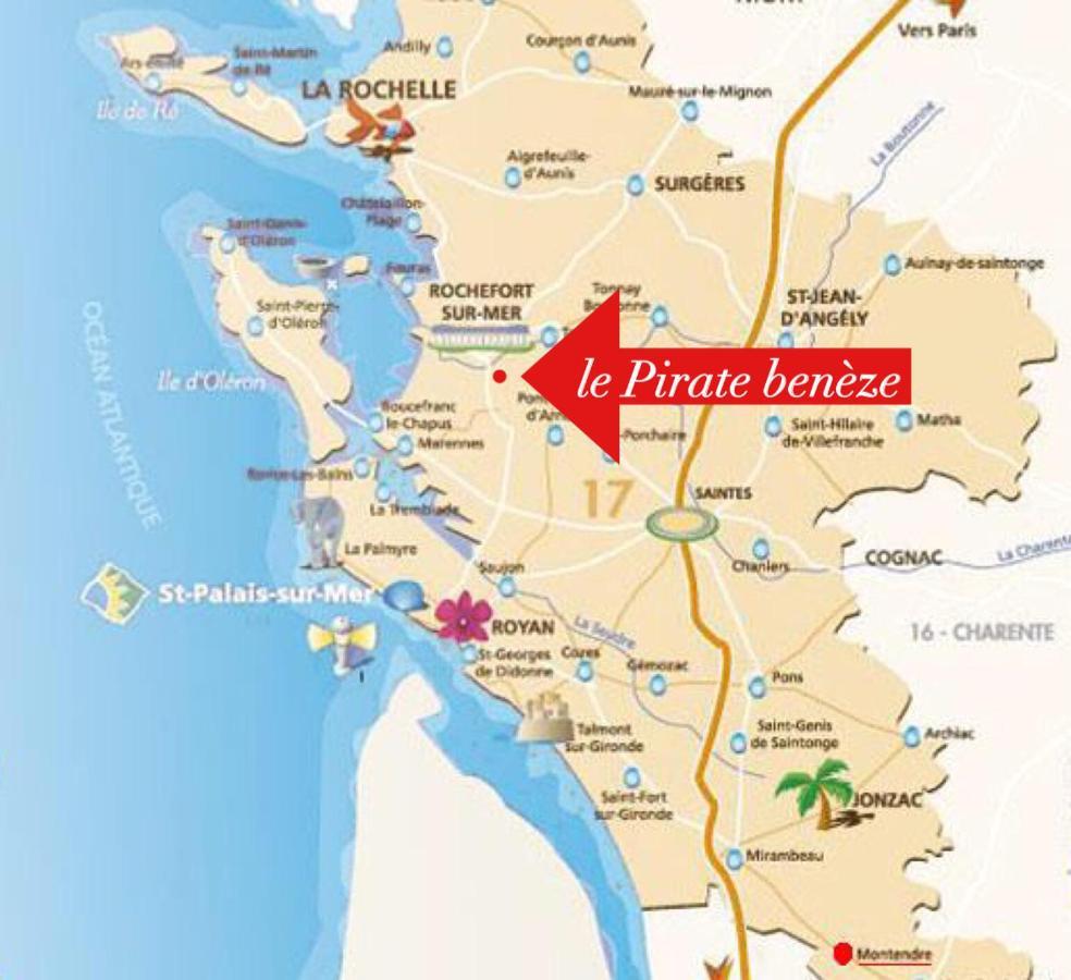 "Le Pirate Beneze"Gite Insolite,Situation Ideale,Accueil Attentionne Trizay Esterno foto